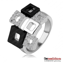 Austrian Crystal Swa Element Square Ring (Ri-HQ1114-B)